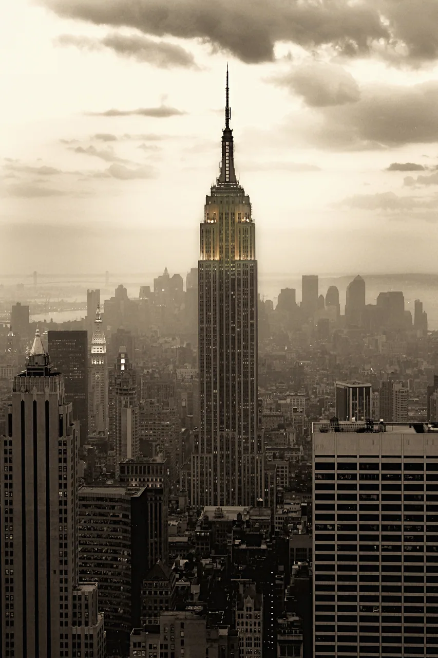 Empire State Binası kanvas tablo
