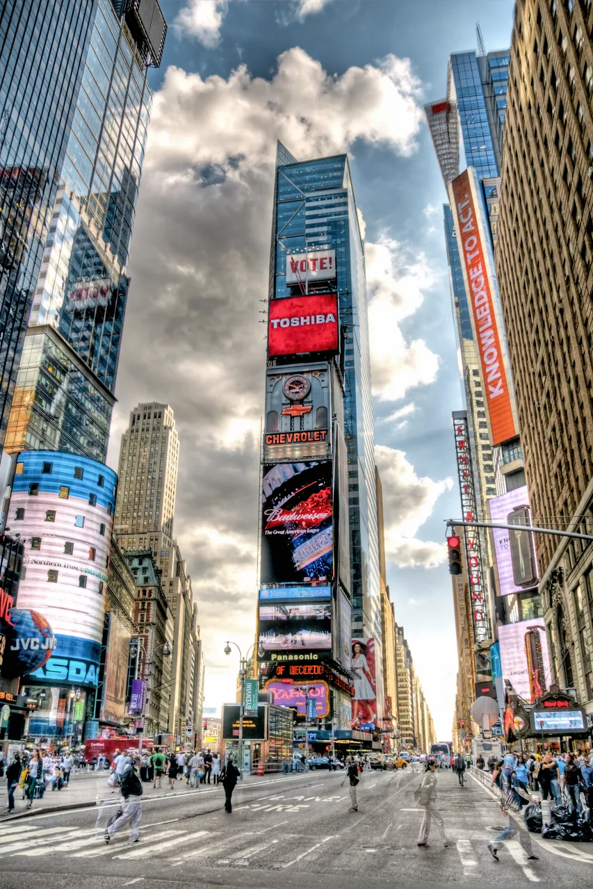 Times Square kanvas tablo