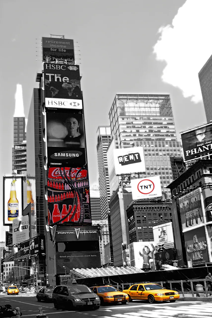 Times Square kanvas tablo
