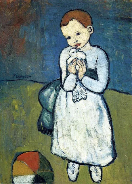 Güvercinli Çocuk - Child with a Dove