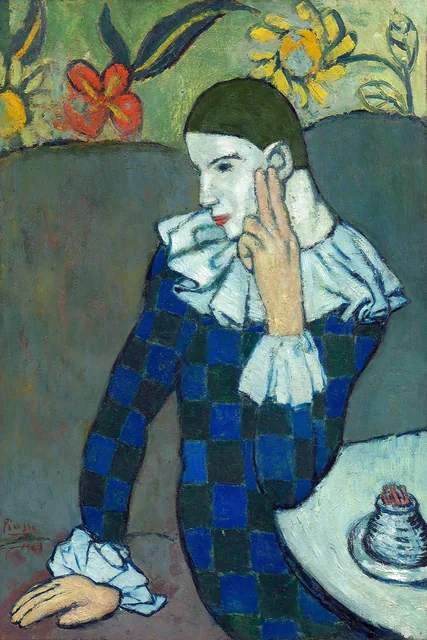 Oturan Arlekin - Seated Harlequin