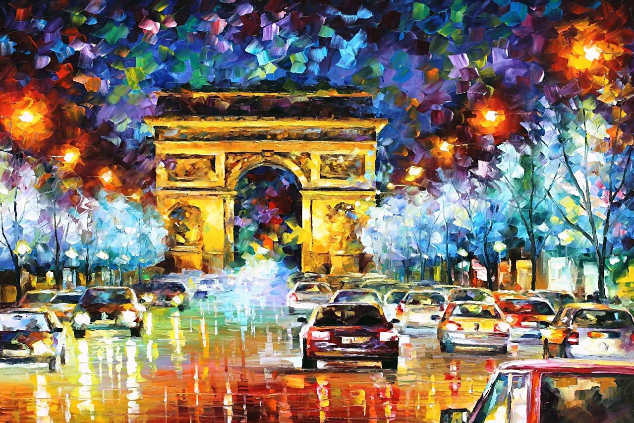Paris kanvas tablo