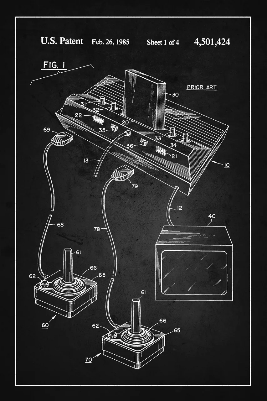 Atari Patenti kanvas tablo