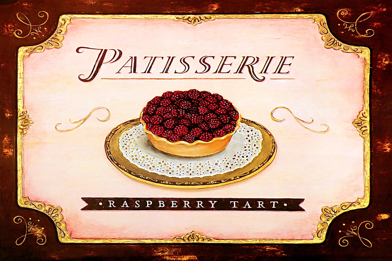 Patisserie kanvas tablo