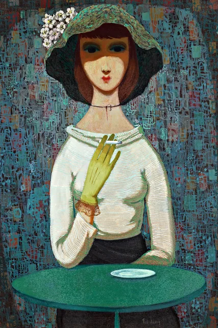 Sigaralı Kadın 2 - Woman with Cigarette 2