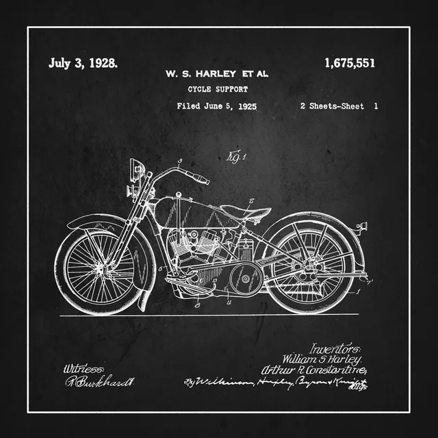 Harley Motosiklet Patenti