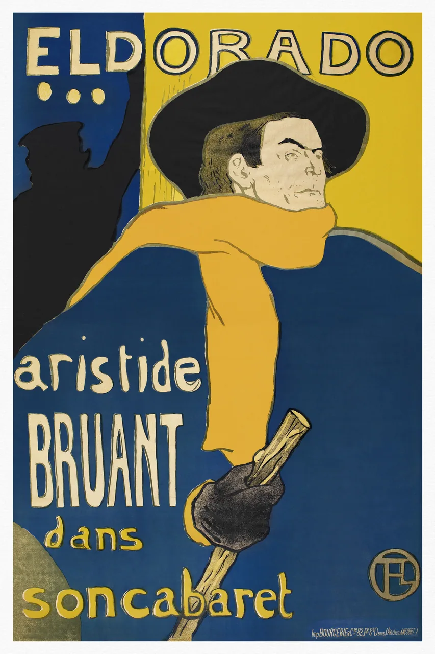Les Ambassadeurs Aristide Bruant kanvas tablo