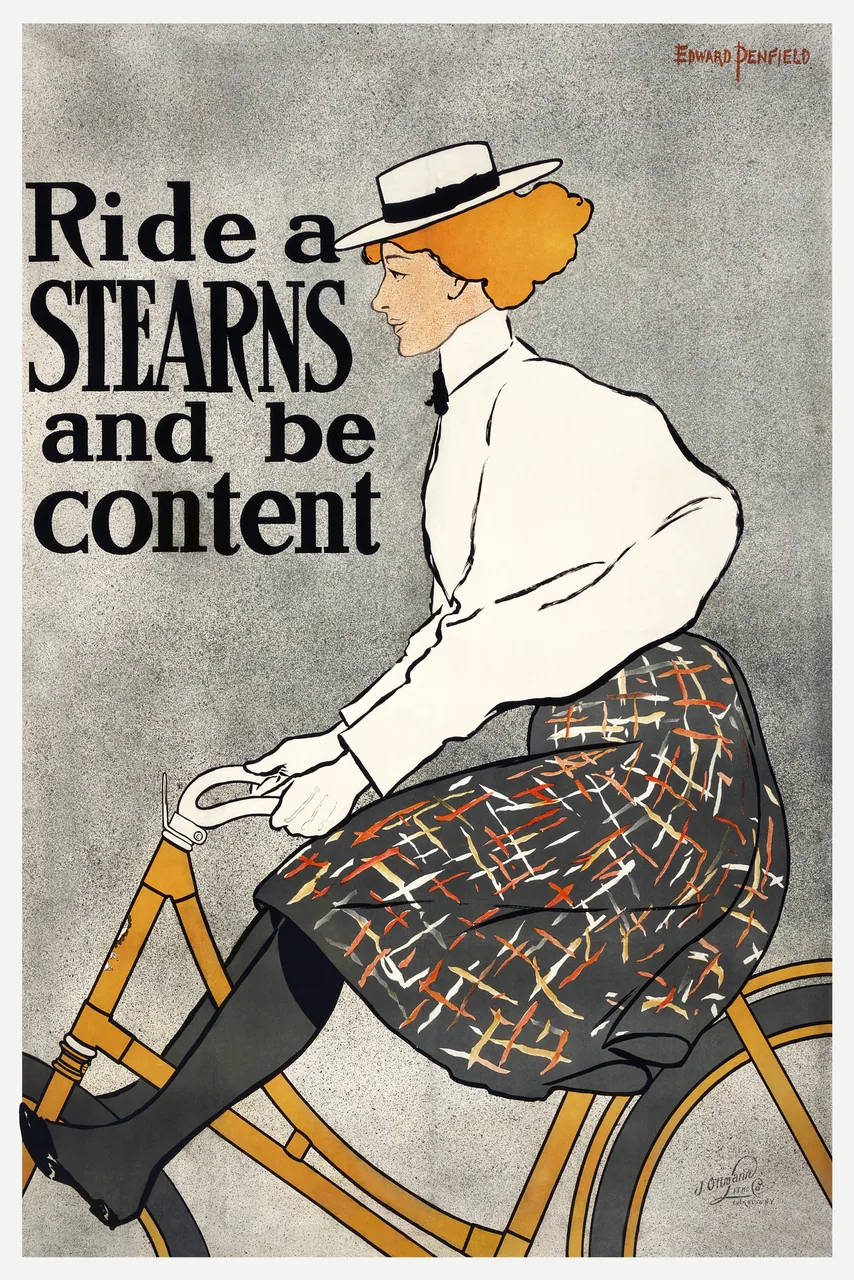 Ride a Stearns kanvas tablo