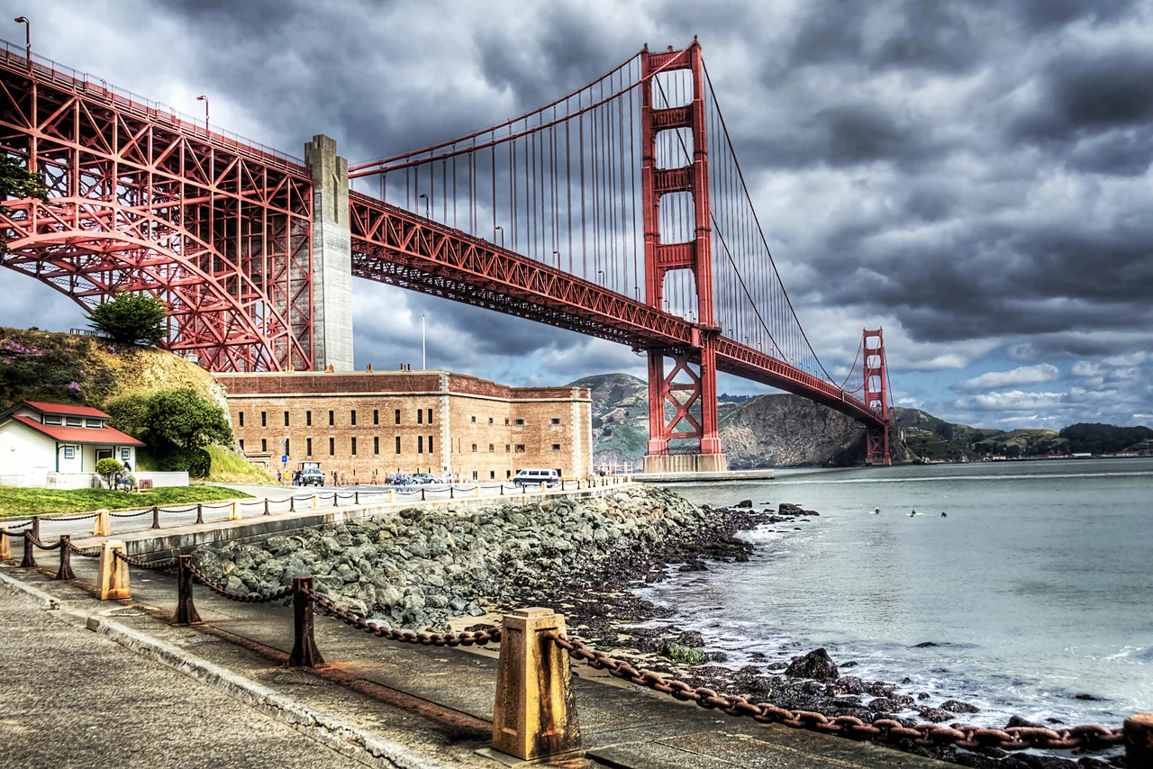 Golden Gate Köprüsü kanvas tablo