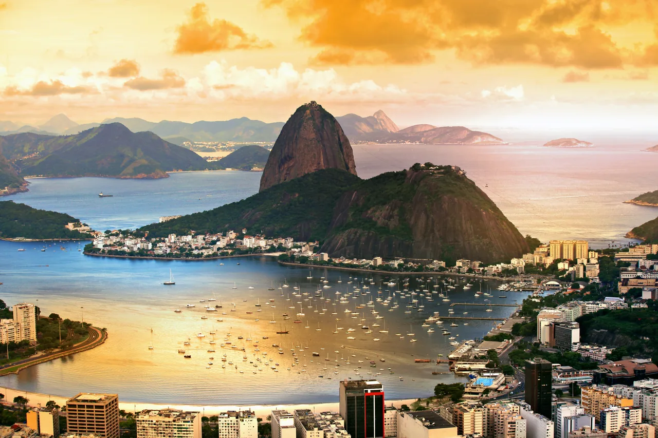 Rio de Janeiro Manzarası kanvas tablo