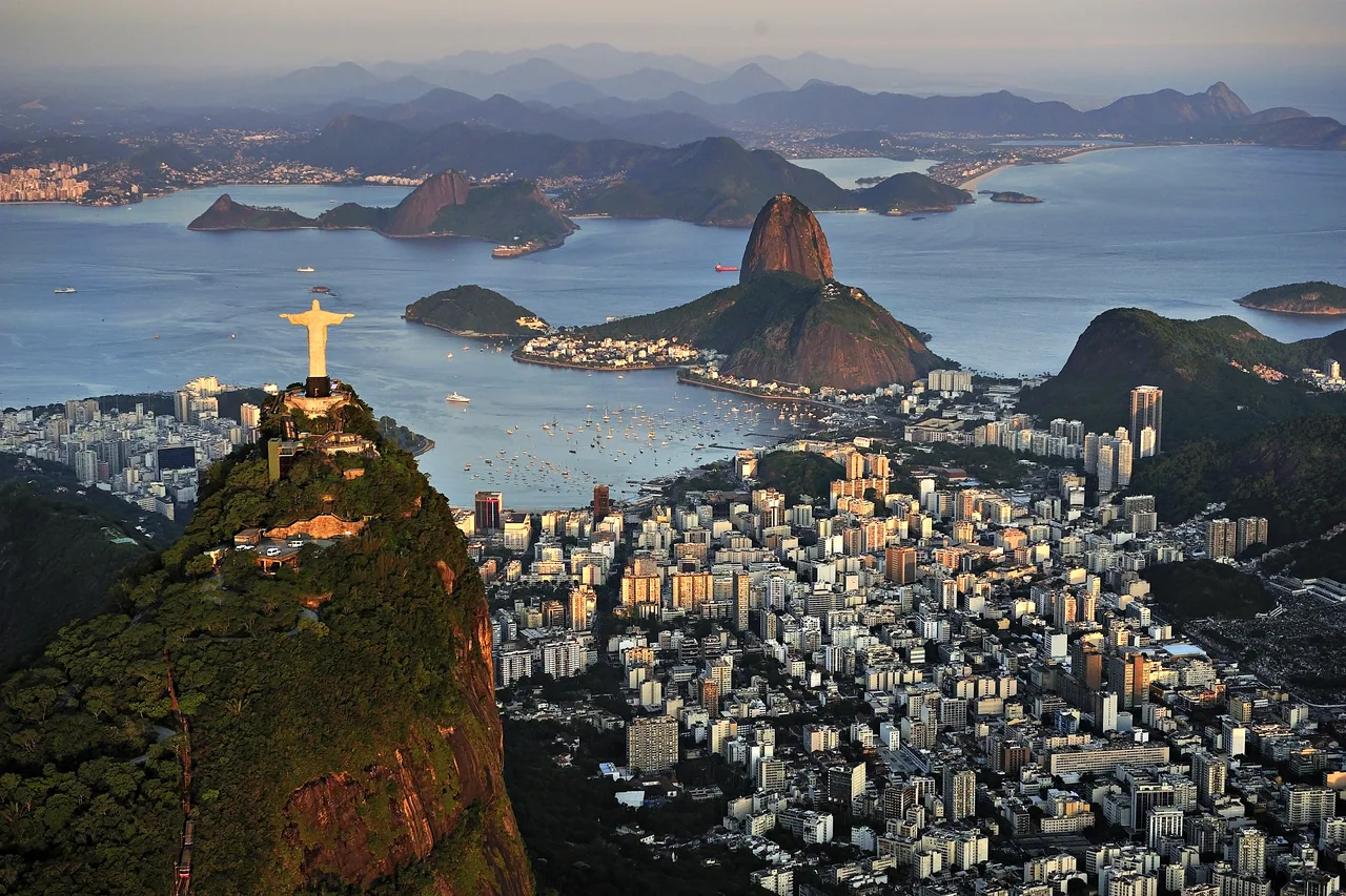 Şafakta Rio de Janeiro kanvas tablo