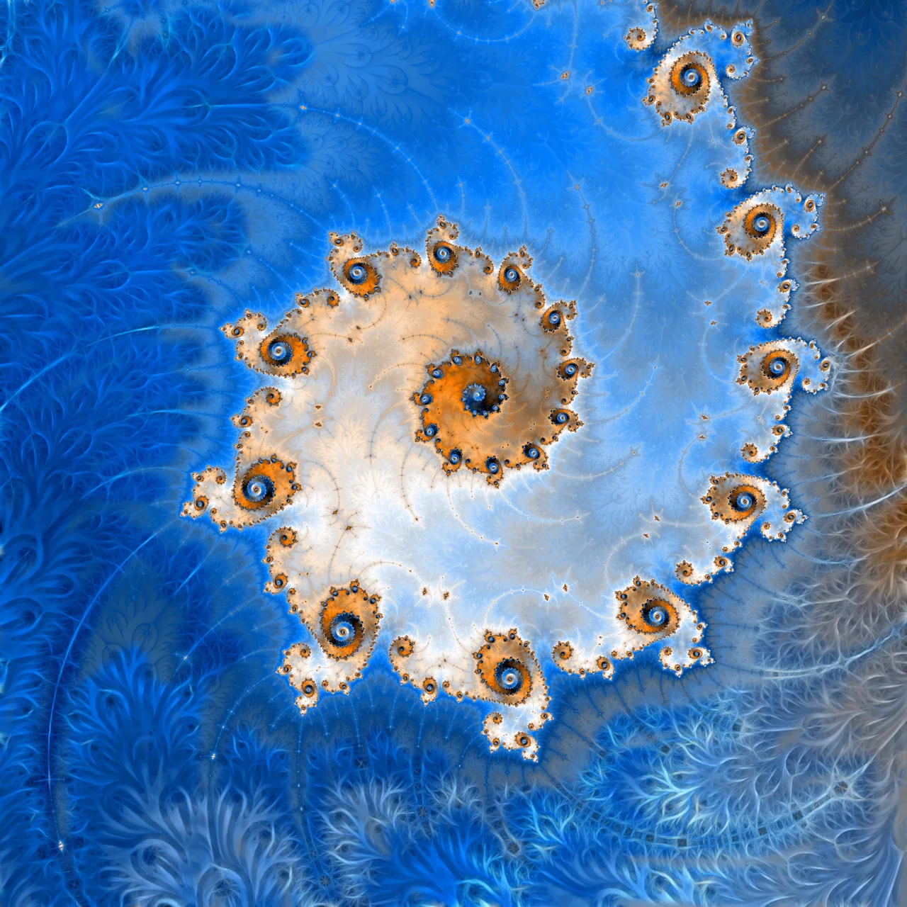 Spiral kanvas tablo