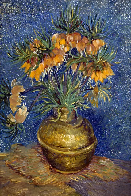 Ayçiçekleri - Vase with Fifteen Sunflowers