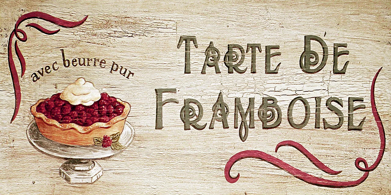 Tarte de Framboise kanvas tablo