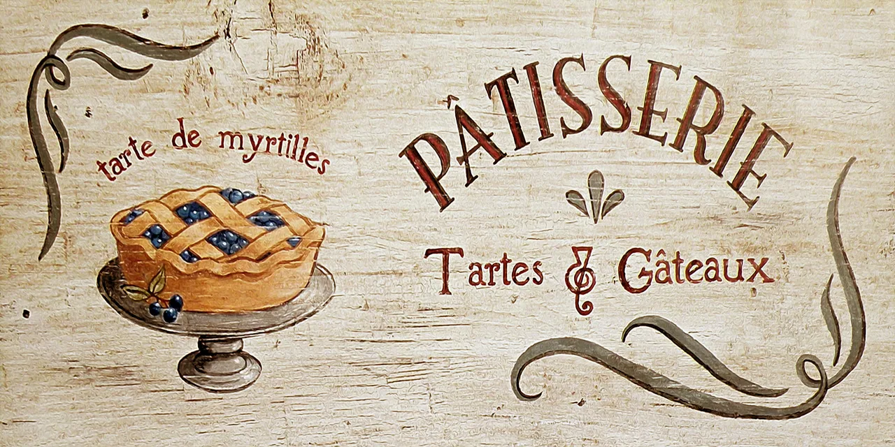 Tarte de Myrtilles kanvas tablo