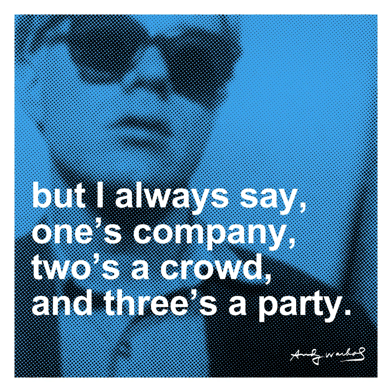 Three's a Party kanvas tablo