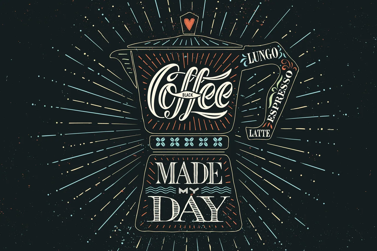 Coffee Made My Day kanvas tablo