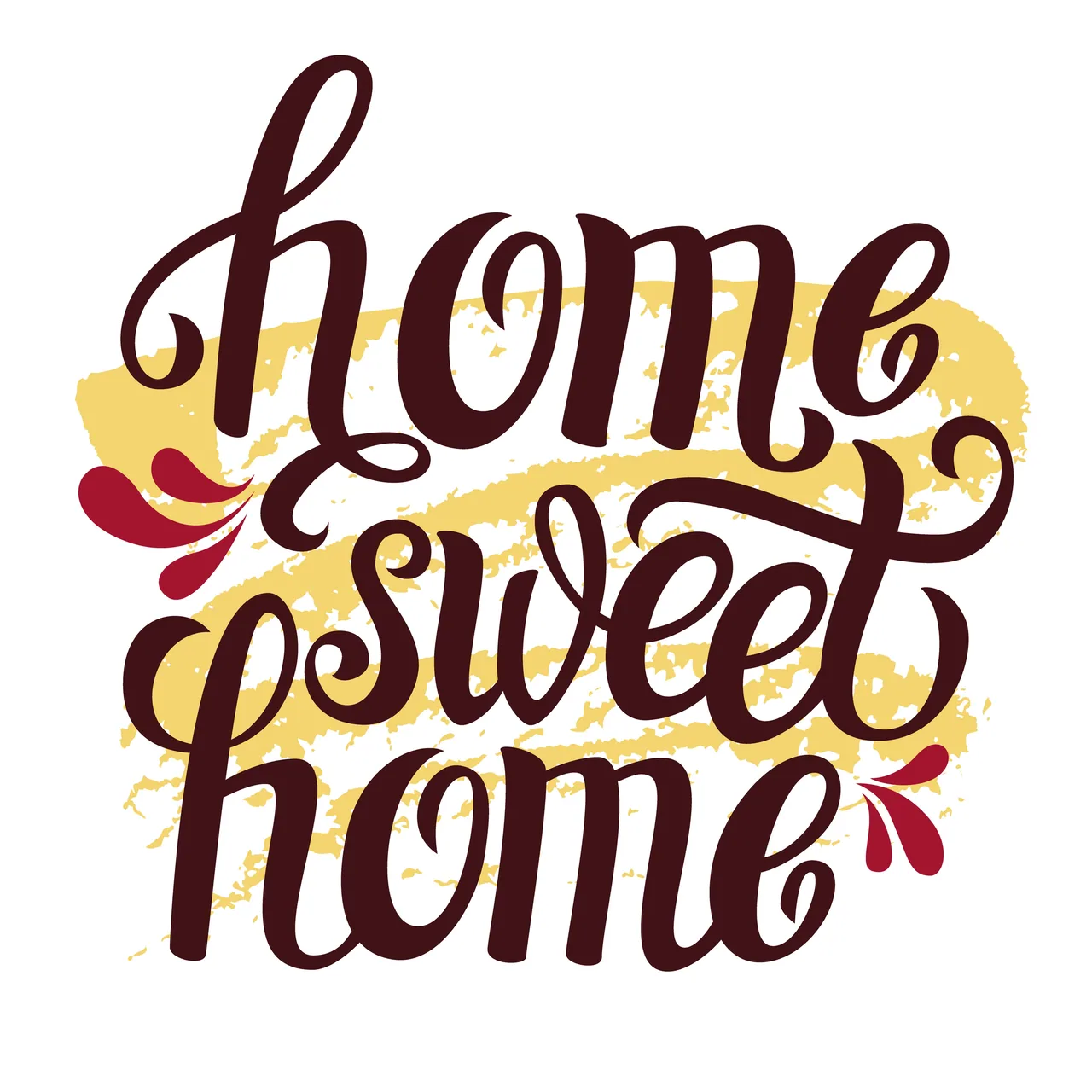 Home Sweet Home kanvas tablo