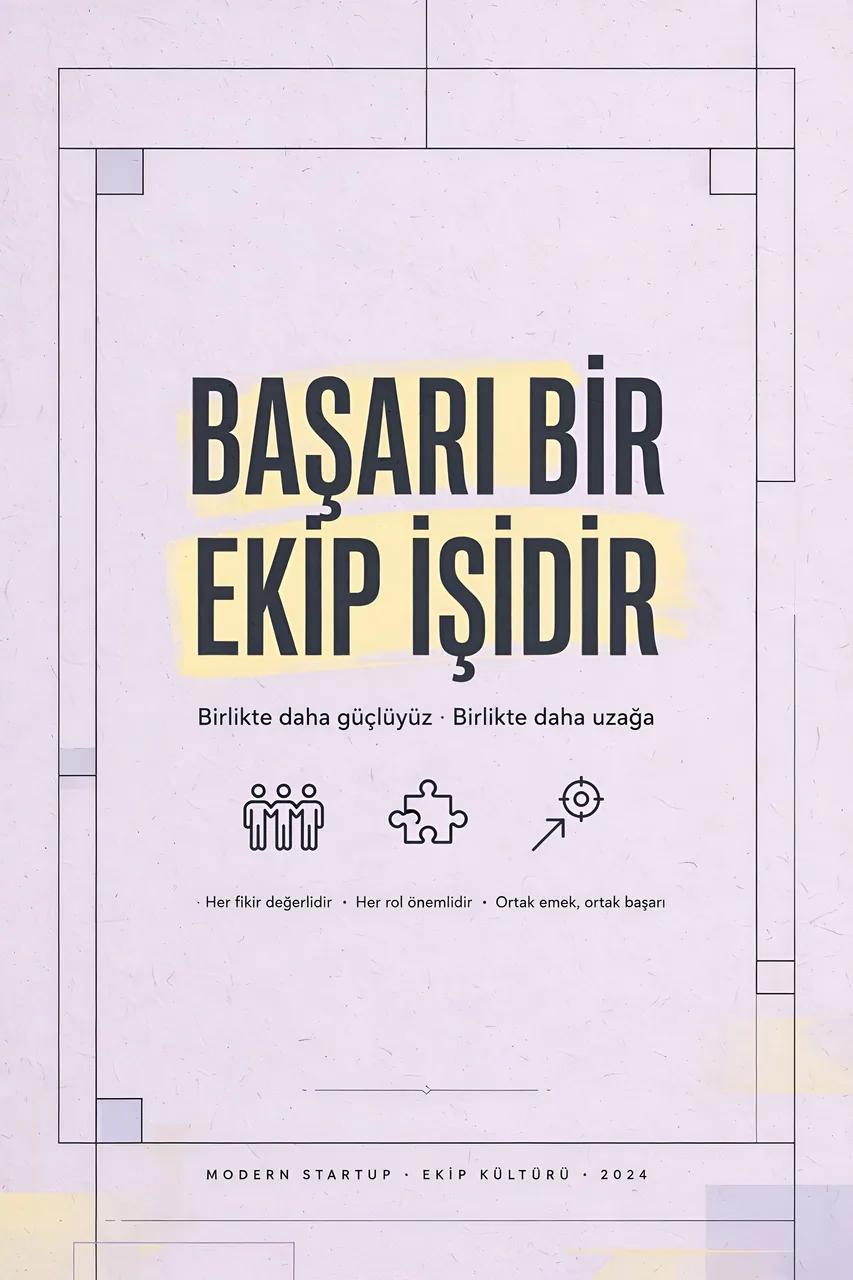 Başarı Ekip İşindir kanvas tablo