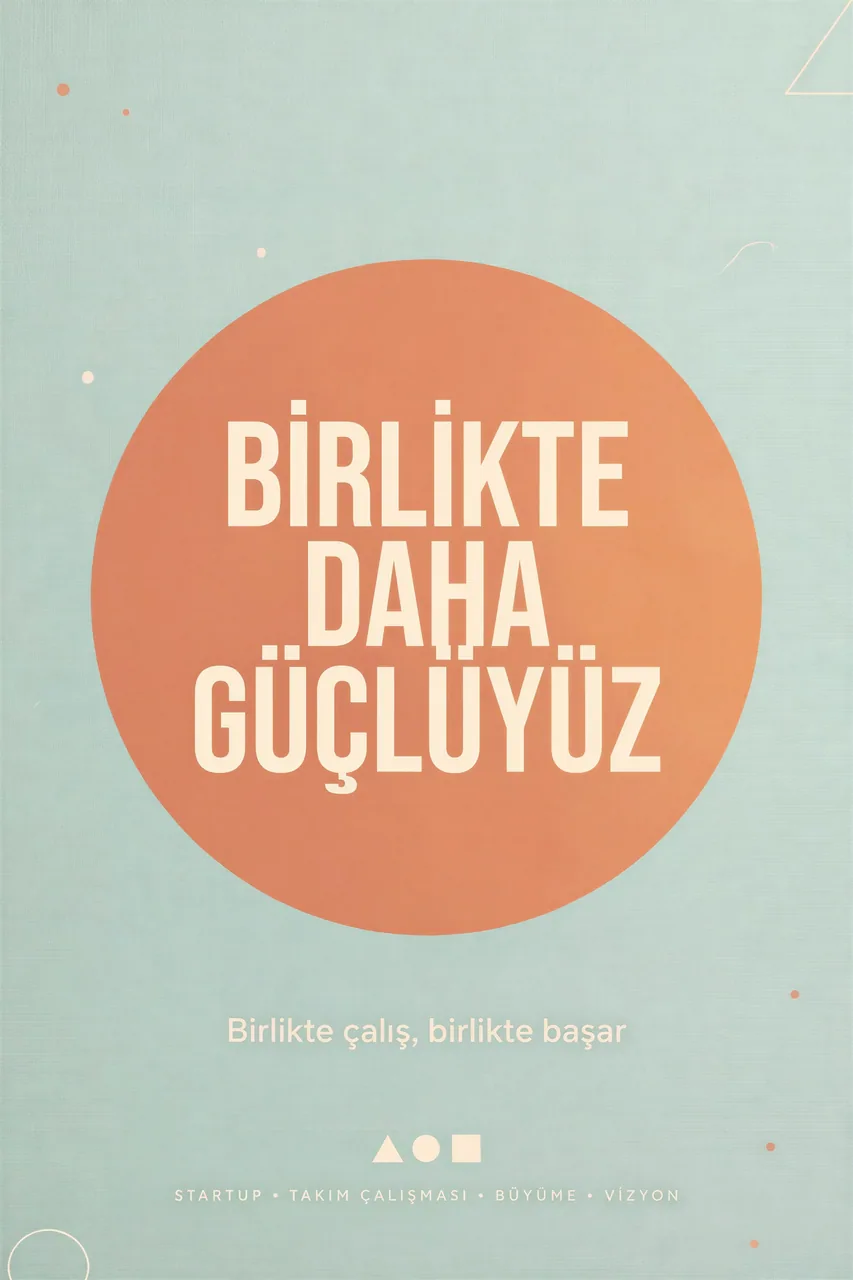 Birlikte Daha Güçlü kanvas tablo