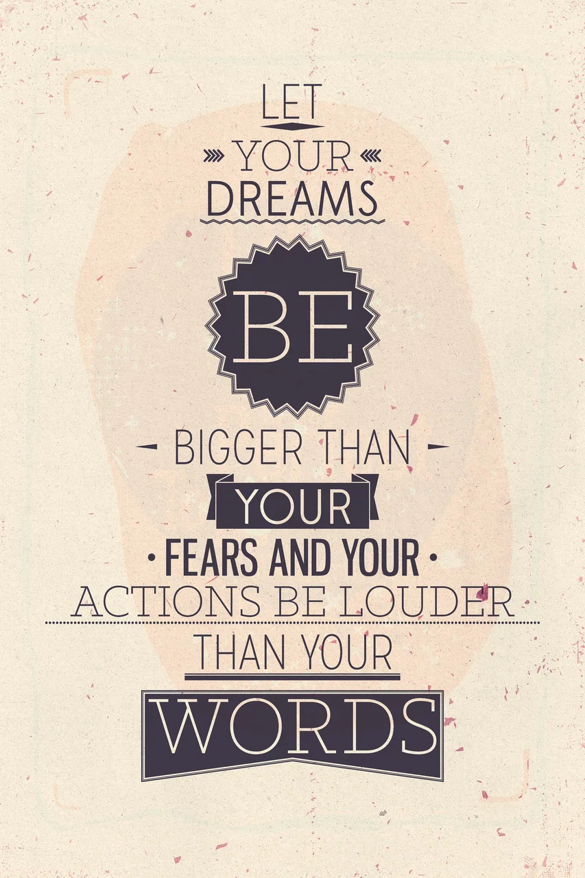 Let Your Dreams kanvas tablo