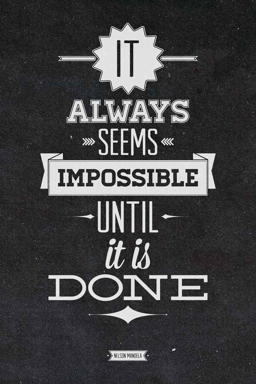 Seems Impossible kanvas tablo