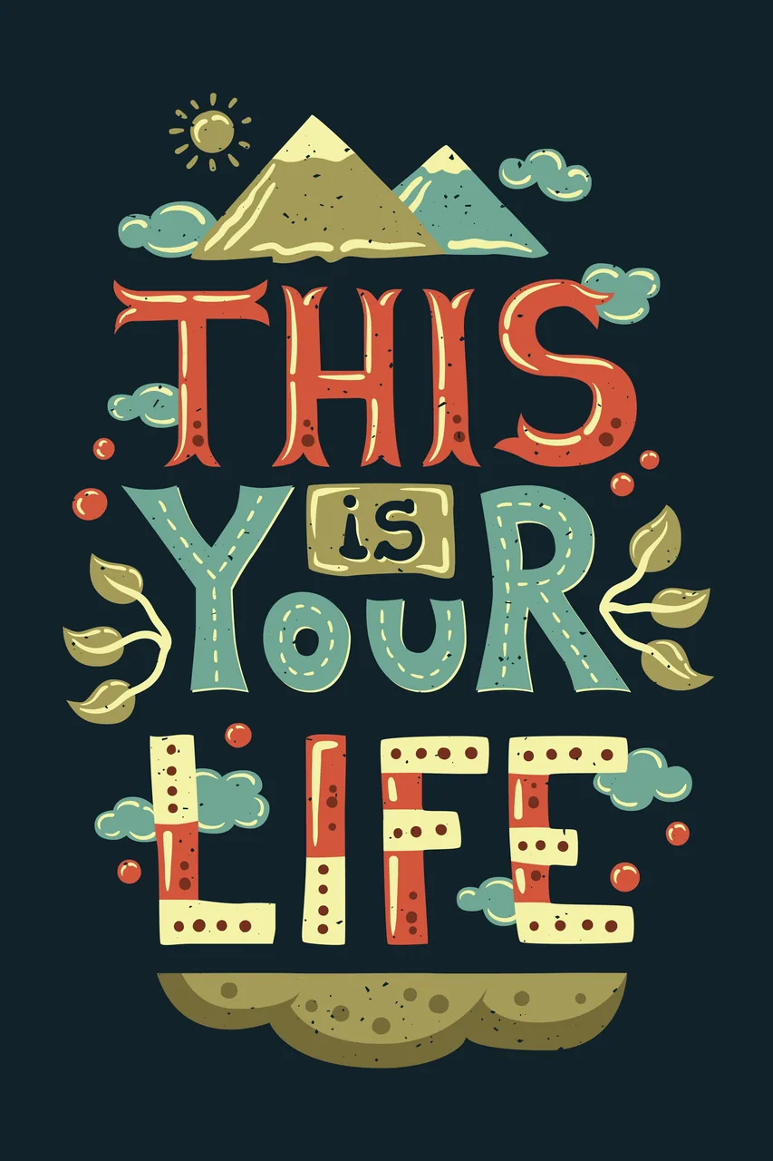 This Is Your Life kanvas tablo