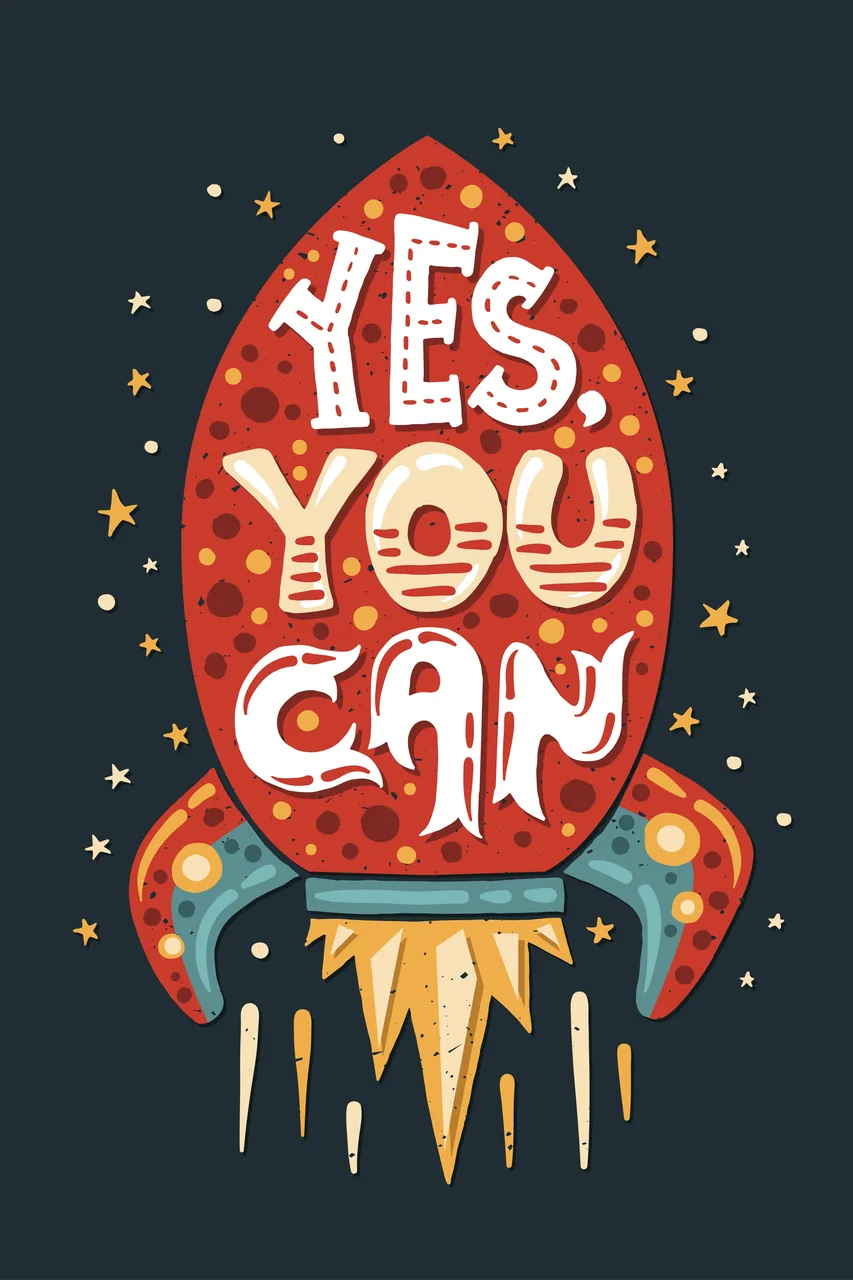Yes You Can kanvas tablo