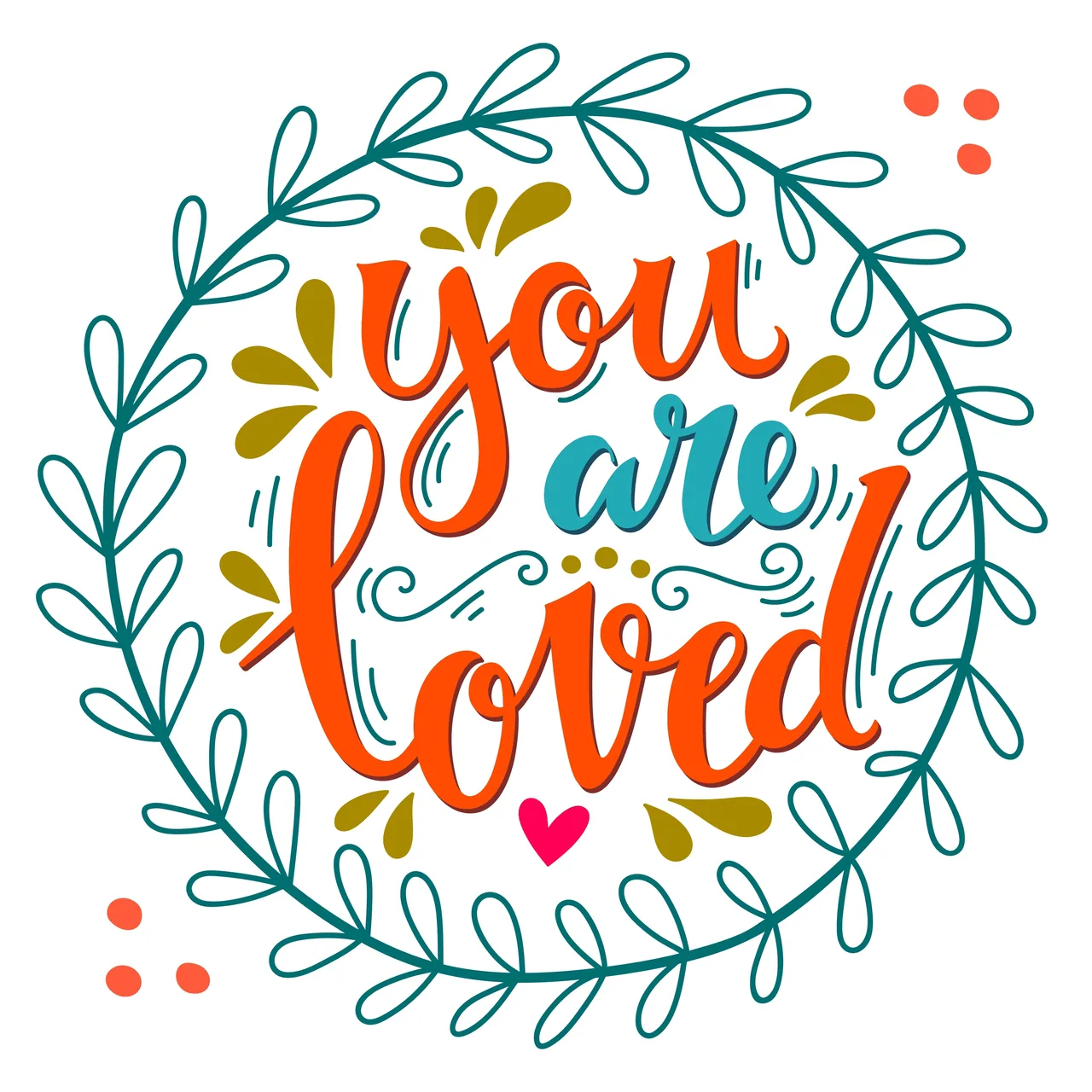 You Are Loved kanvas tablo
