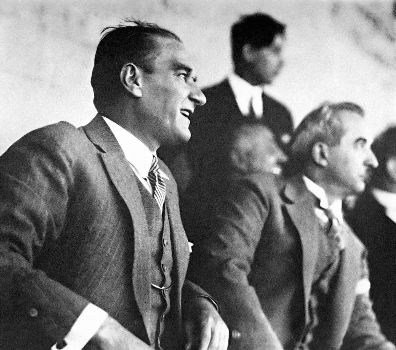 Mustafa Kemal Atatürk ve İsmet İnönü kanvas tablo