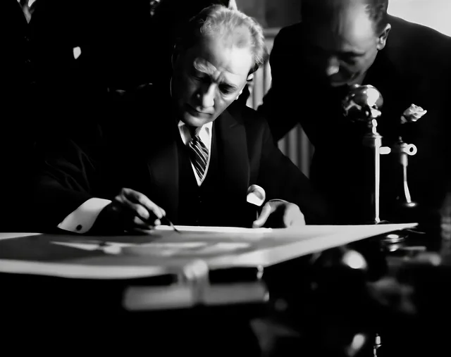 Mustafa Kemal - İş Bankası Ziyareti