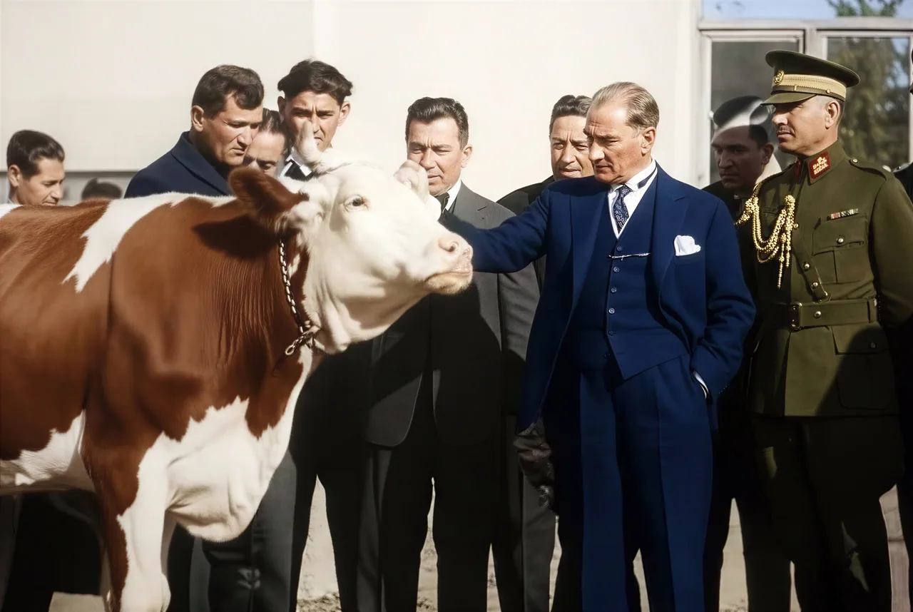 Atatürk Gazi Orman Çiftliği kanvas tablo