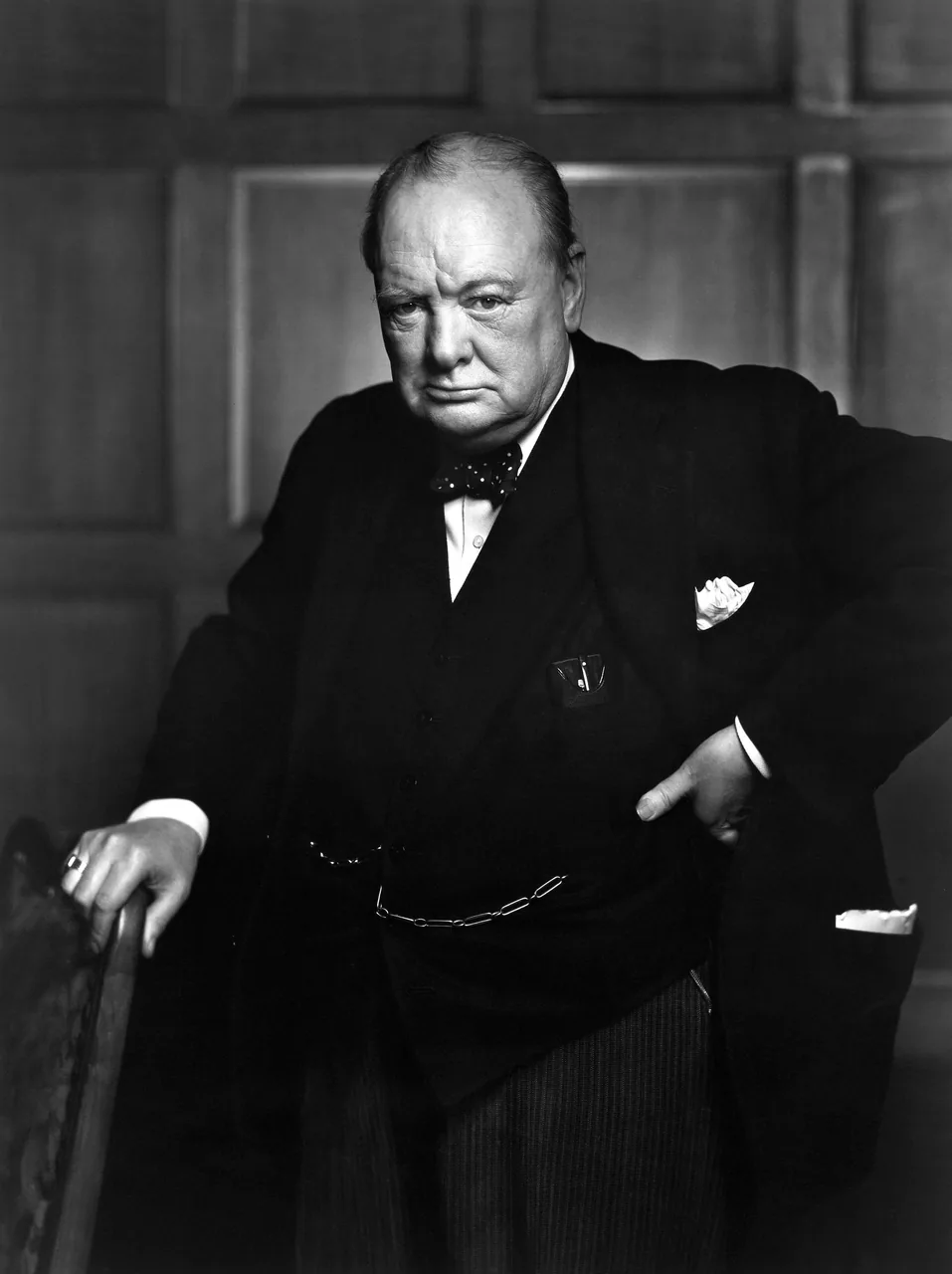 Sir Winston Churchill kanvas tablo
