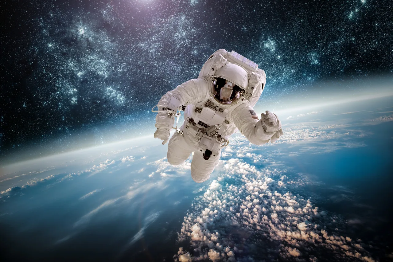 Astronot kanvas tablo