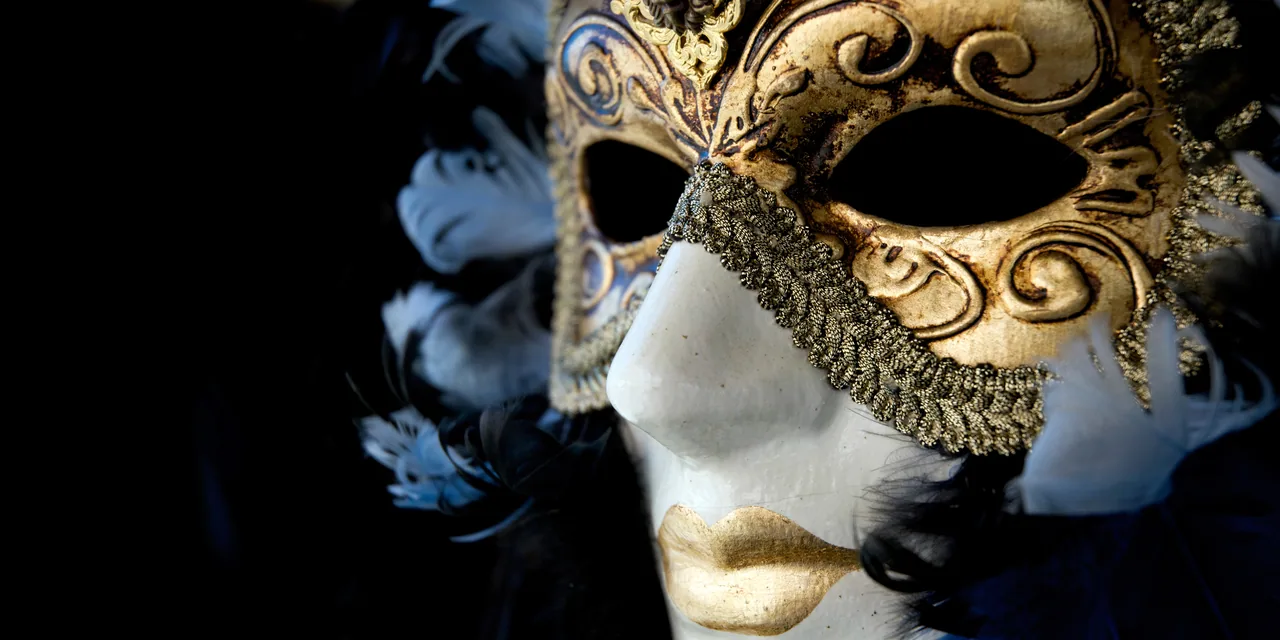 Venedik Karnaval Maskesi kanvas tablo