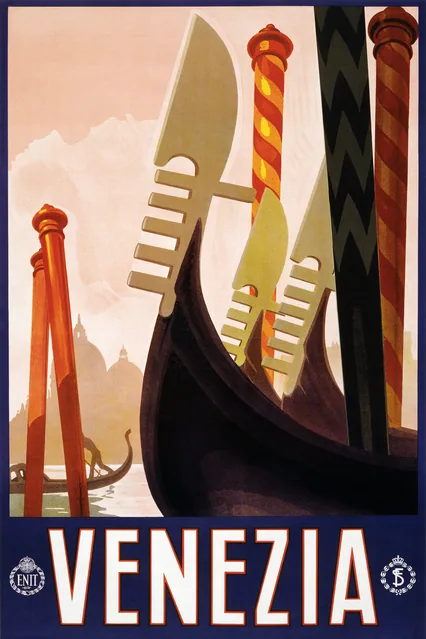 Vintage Venedik Posteri