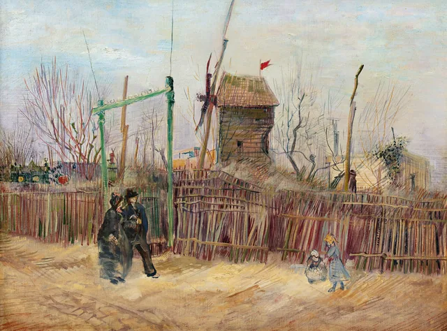 Montmartre'da Sokak Manzarası
