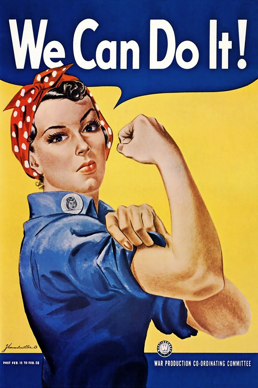 We Can Do It kanvas tablo