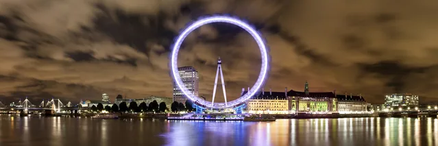 London Eye ve Thames Nehri Panoraması