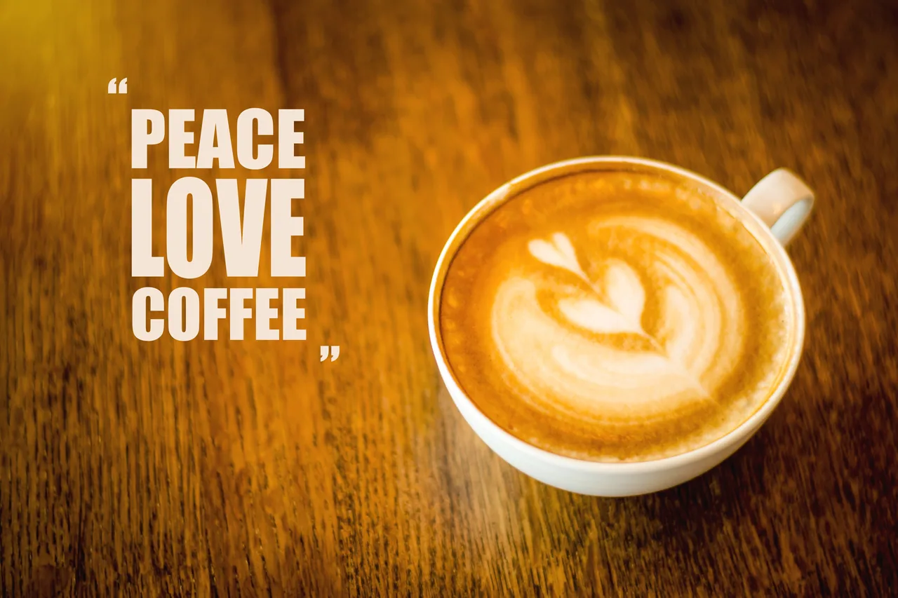 Coffee Love kanvas tablo