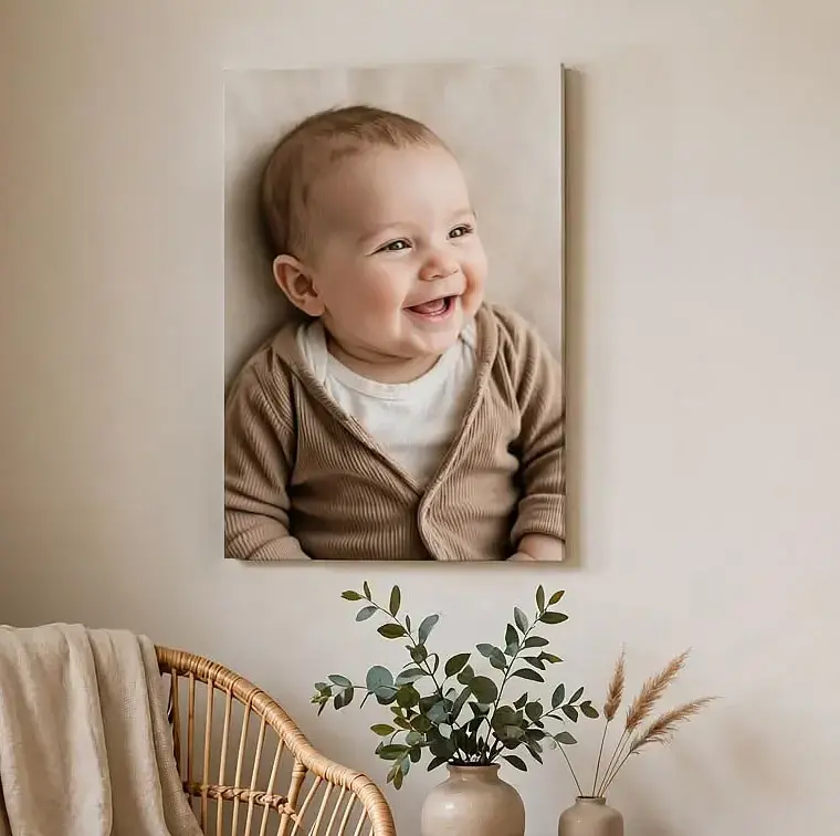 Fotoğrafından Dikey Kanvas Tablo